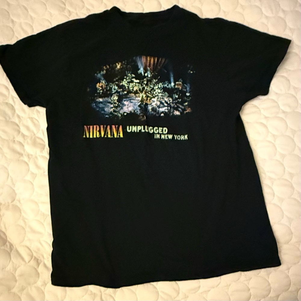 Nirvana Unplugged Black T-Shirt